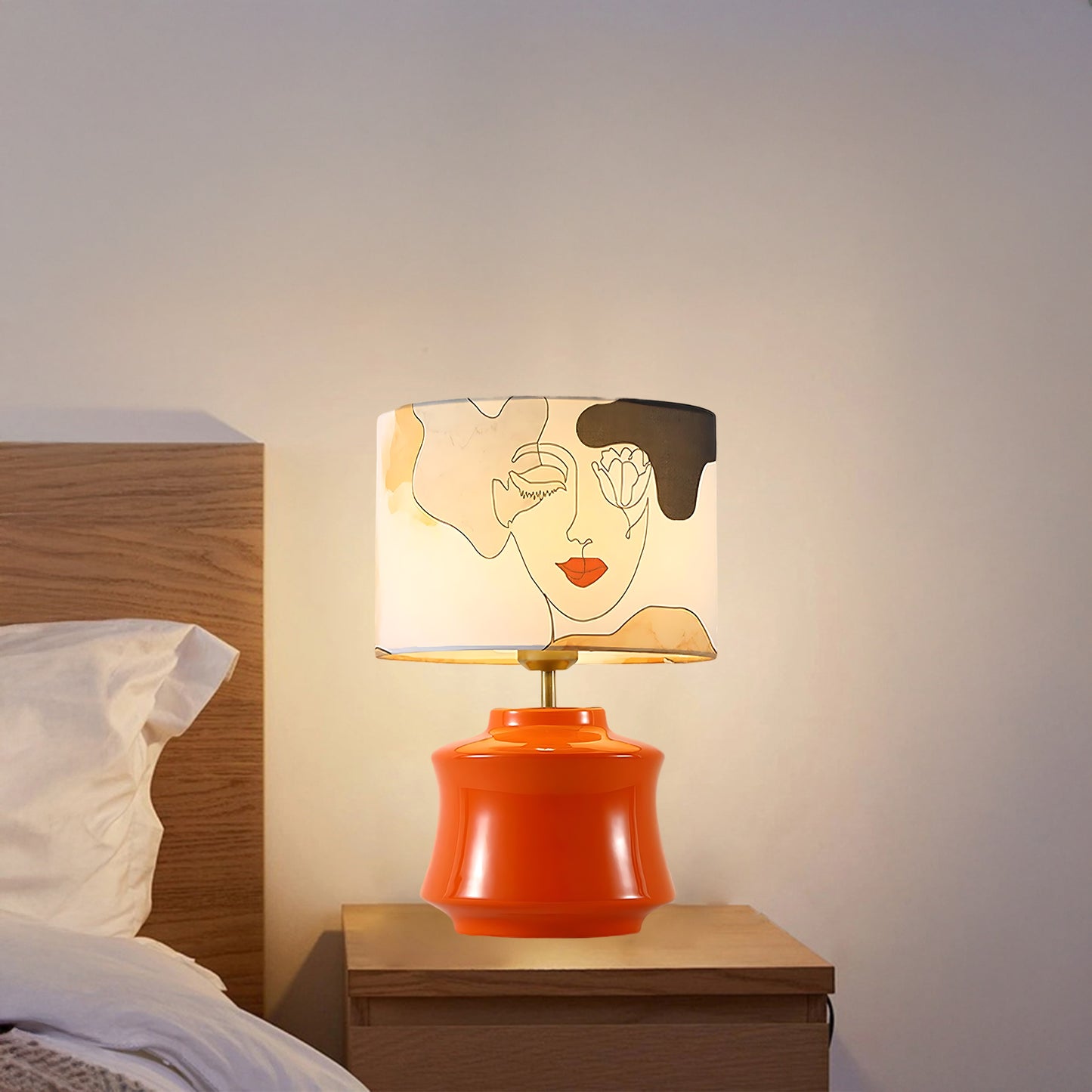 Marilyn Eclectic Metal Table Lamp