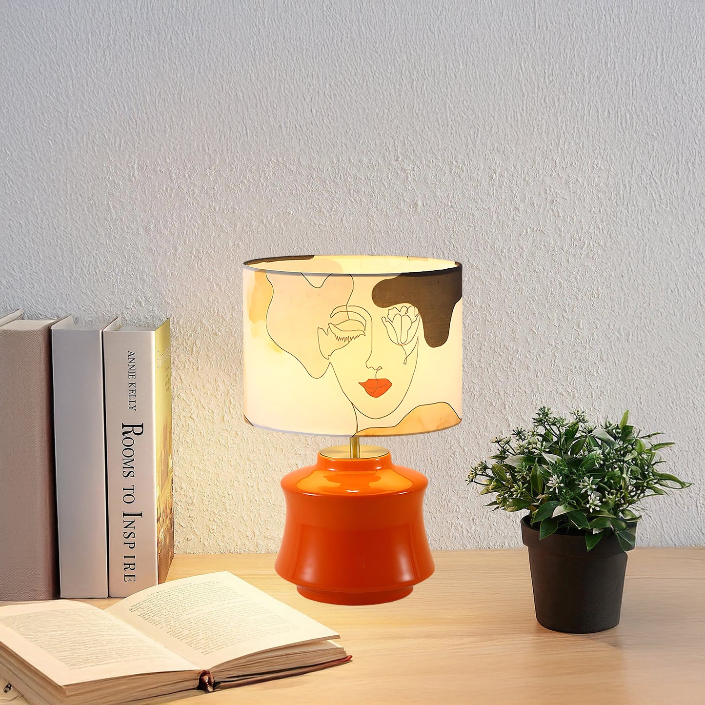 Marilyn Eclectic Metal Table Lamp