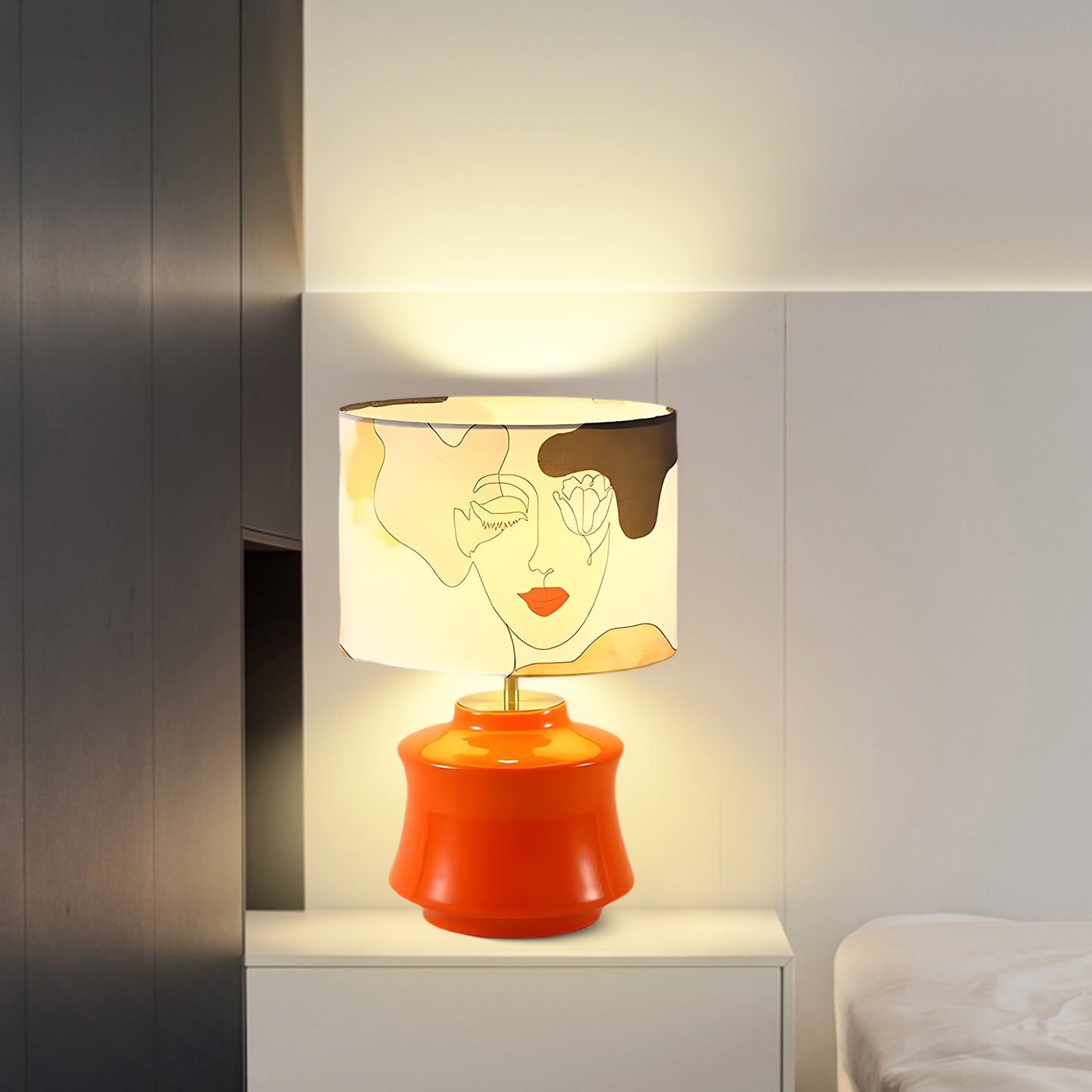 Marilyn Eclectic Metal Table Lamp