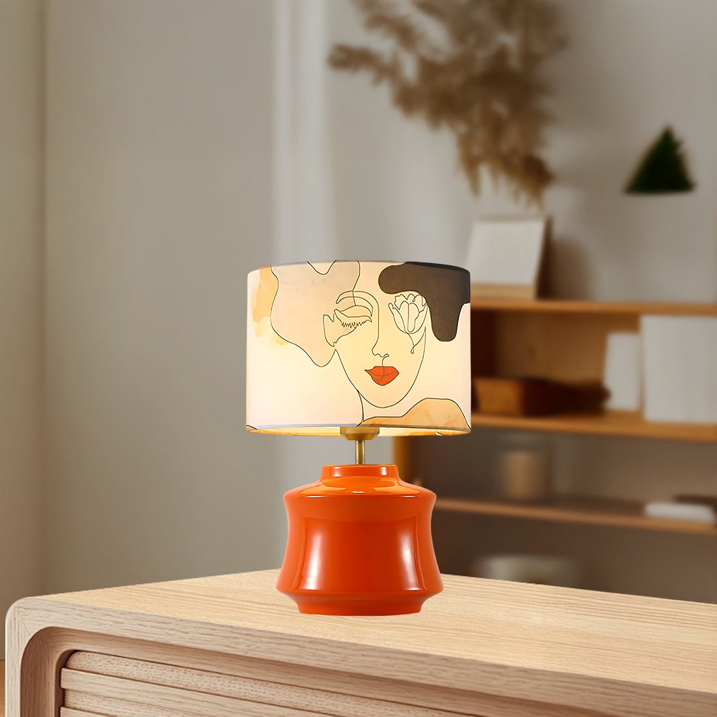 Marilyn Eclectic Metal Table Lamp