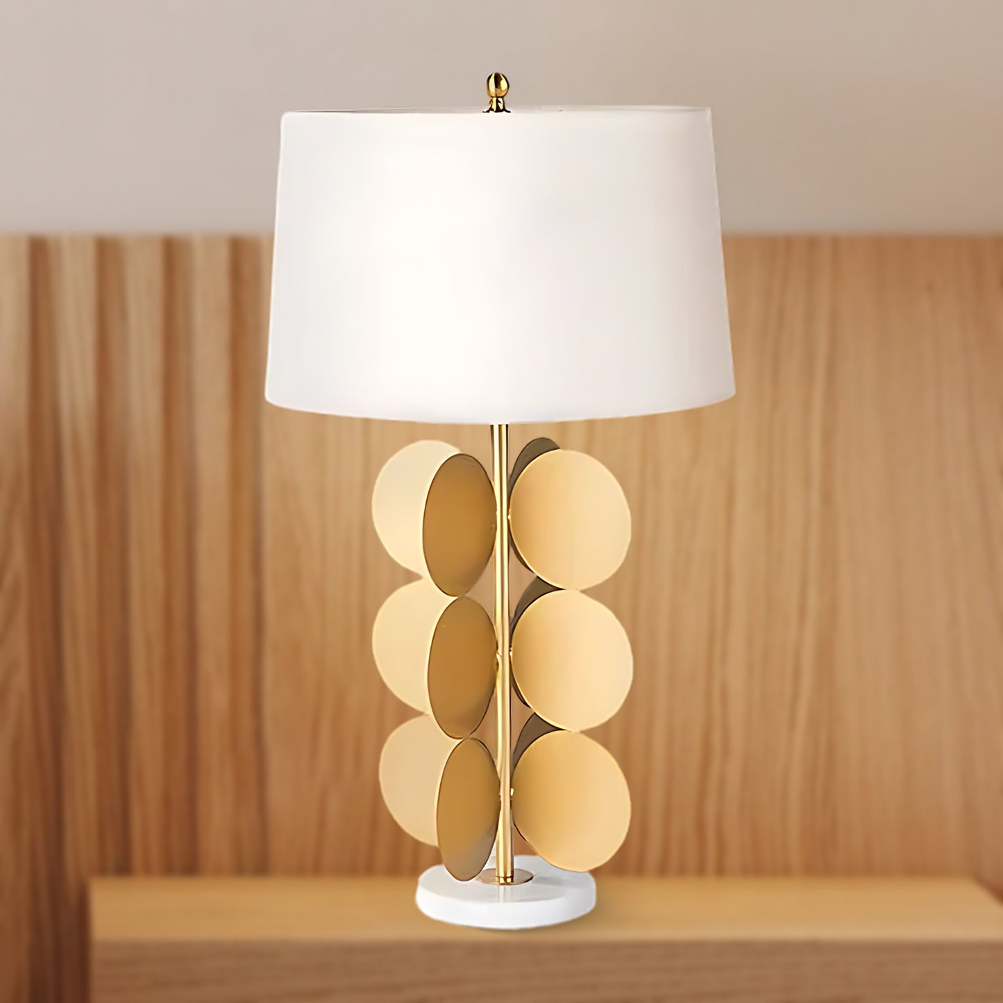 Mark Mcdowell Eclectic Metal Table Lamp