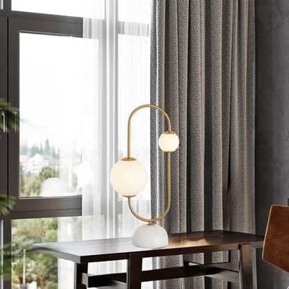 Martha Minimalist Crystal Table Lamp