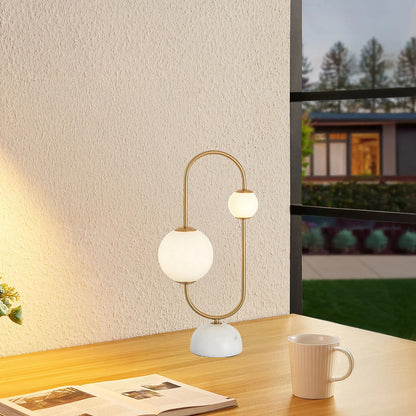 Martha Minimalist Crystal Table Lamp