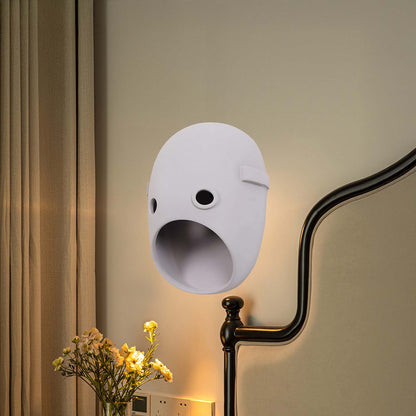 Mask Art Deco Ceramic Wall Light