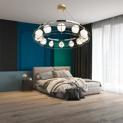 Maytoni Round Modern Crystal Chandelier