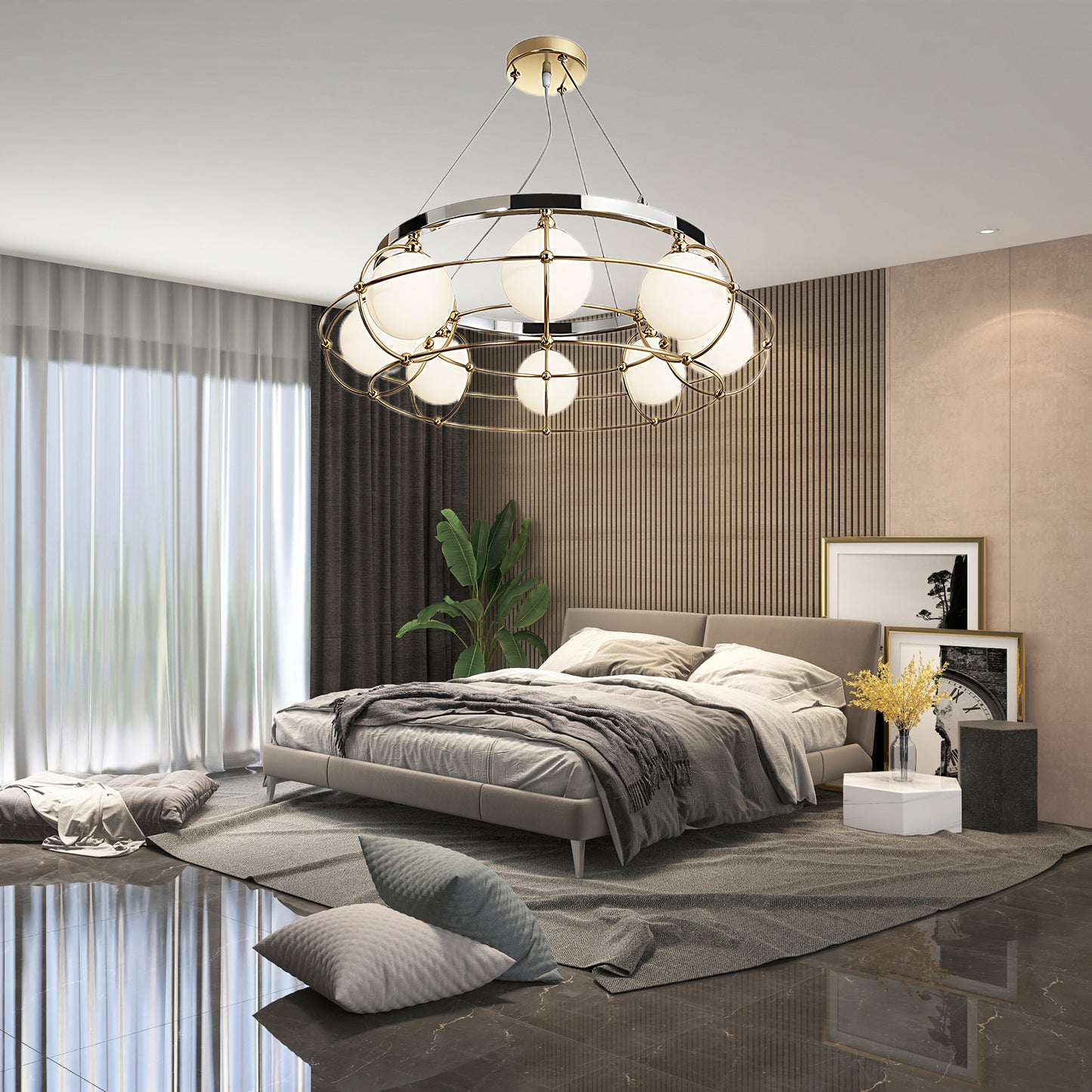 Maytoni Round Modern Crystal Chandelier