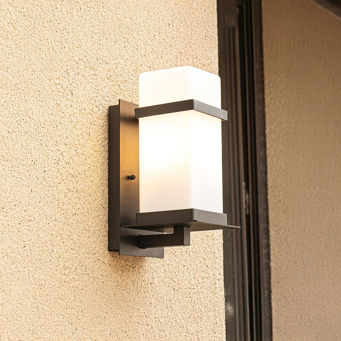 Mcdade Outdoor Contemporary Crystal Wall Light