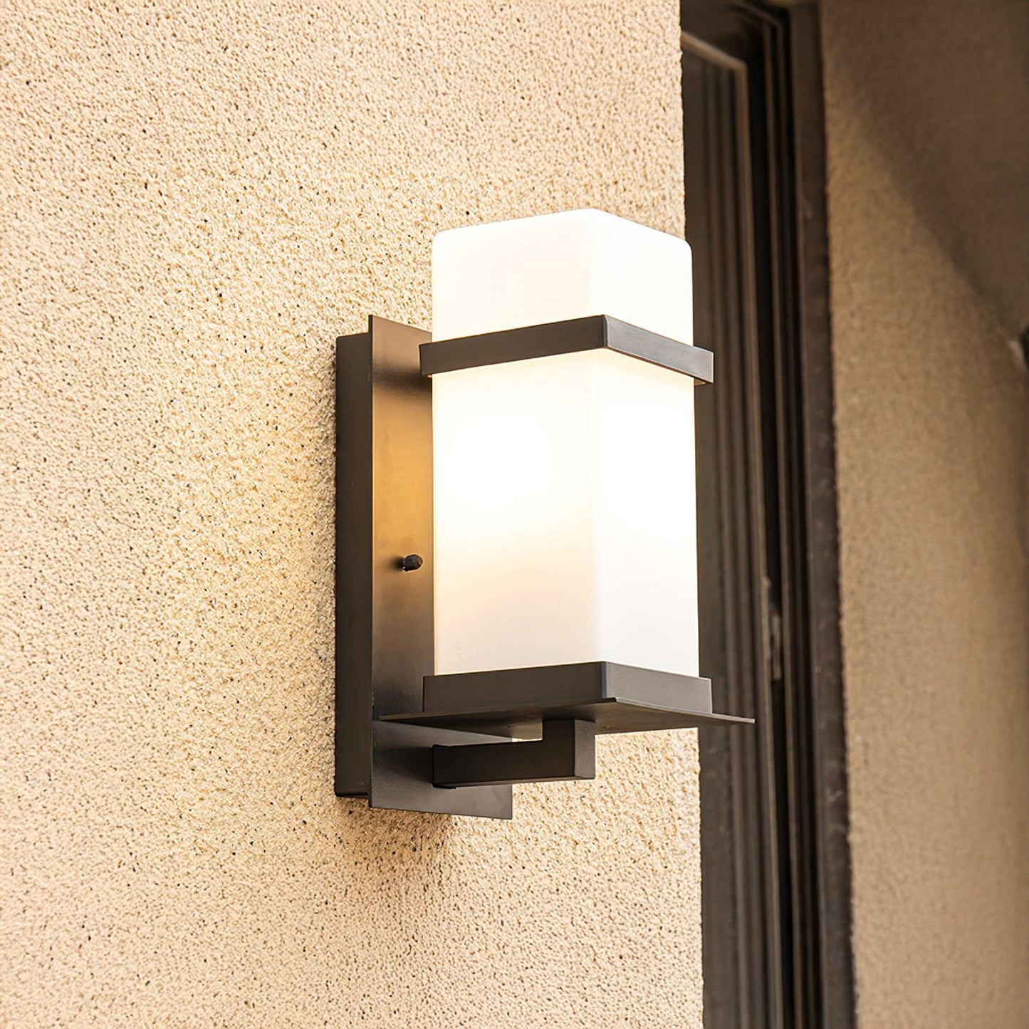 Mcdade Outdoor Contemporary Crystal Wall Light