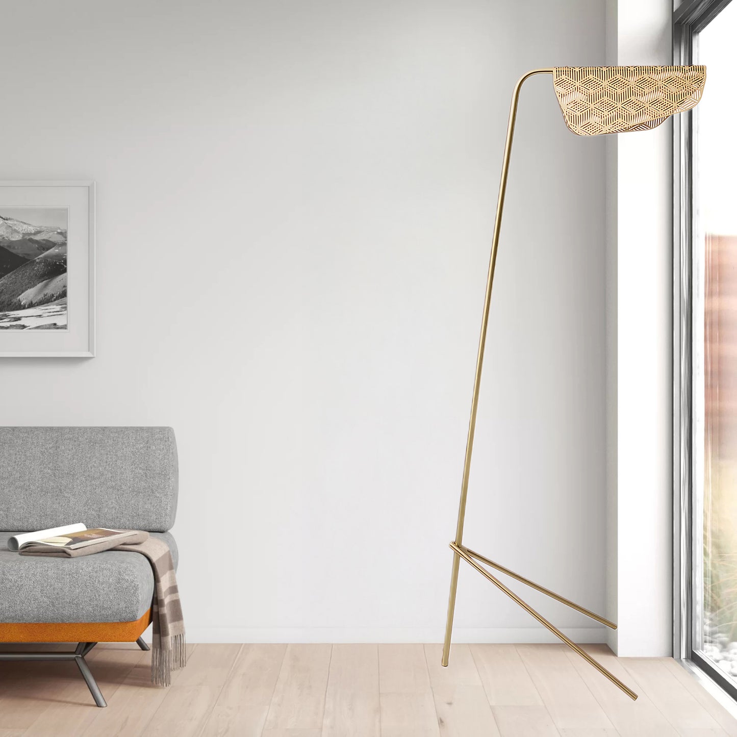 Mediterranea Eclectic Metal Floor Lamp