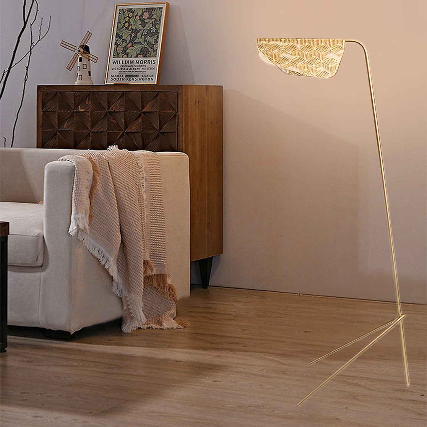 Mediterranea Eclectic Metal Floor Lamp