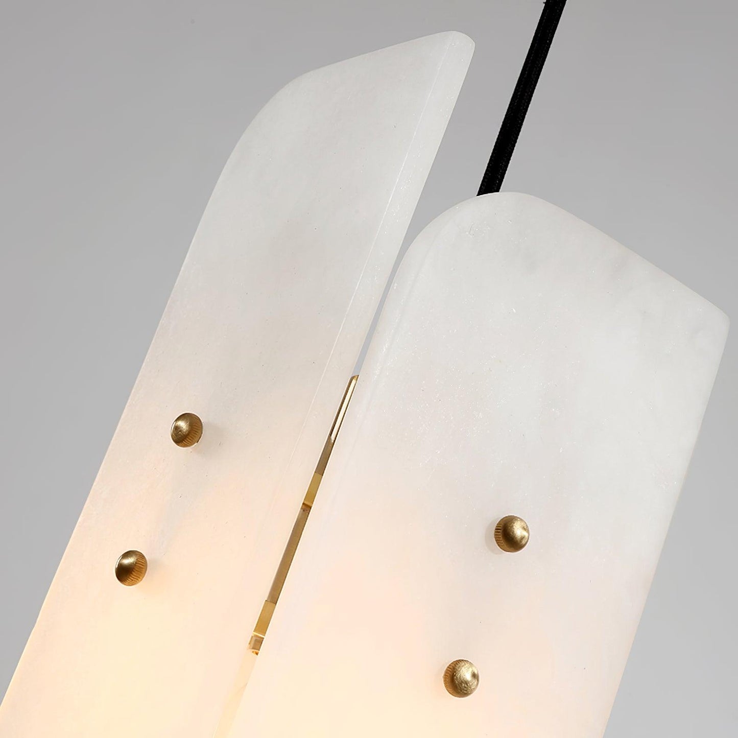 Megalith Mini Art Deco Brass Pendant Light