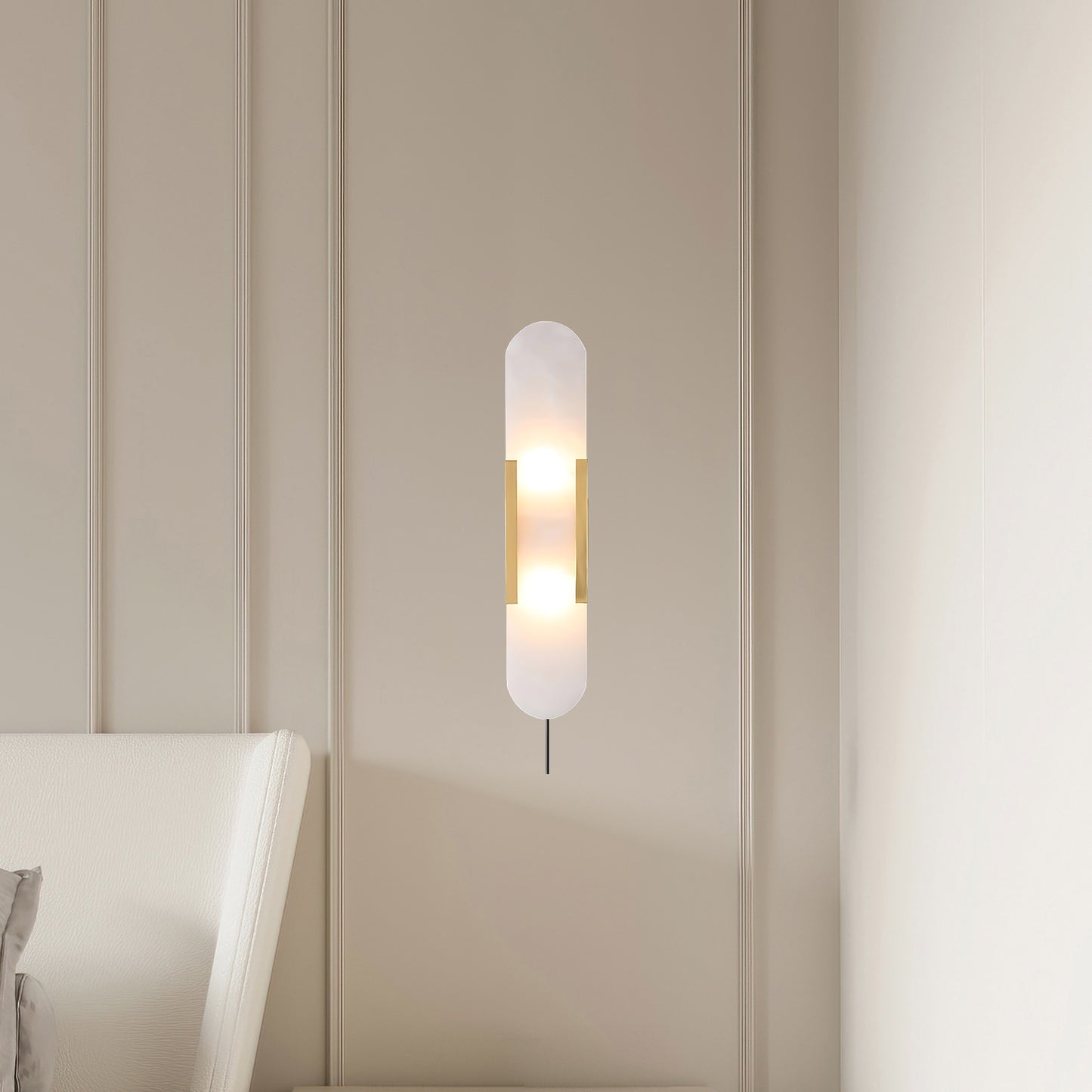 Melange Elongated Plug-in Sconce