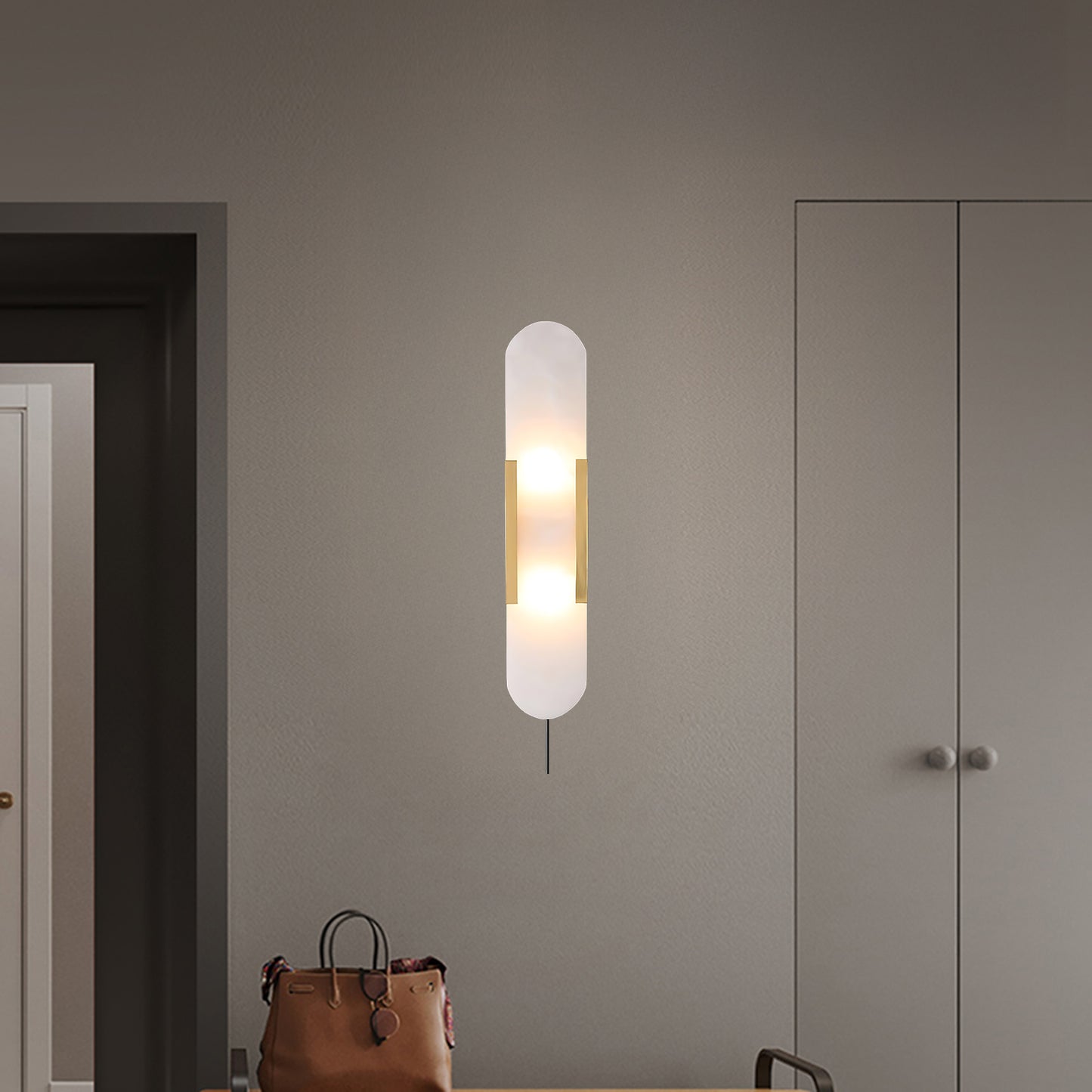 Melange Elongated Plug-in Sconce