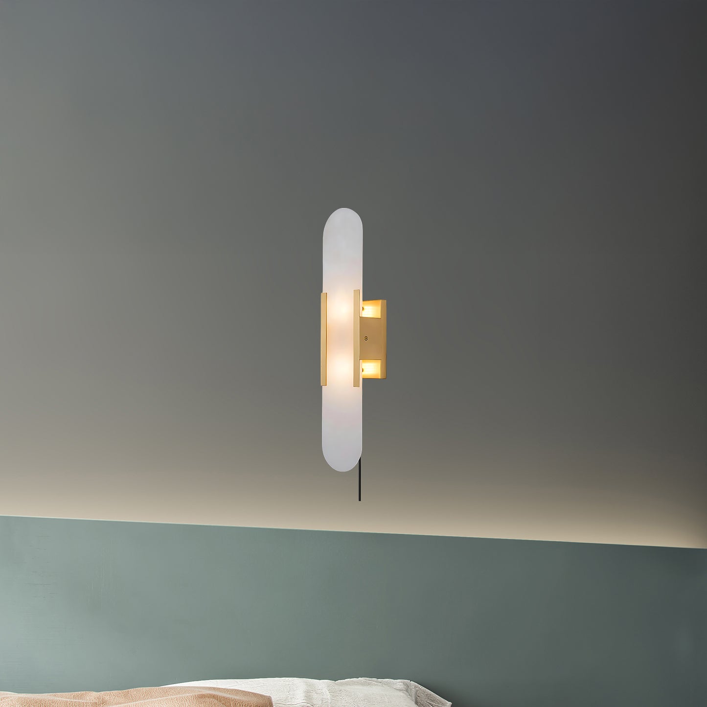 Melange Elongated Plug-in Sconce