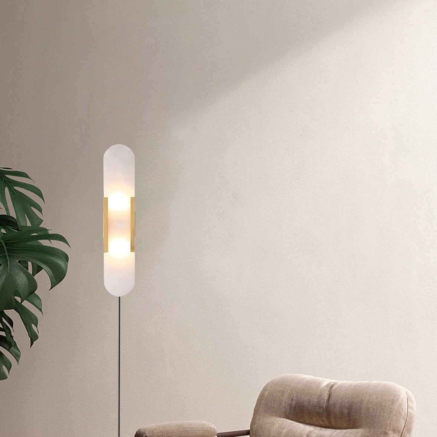 Melange Elongated Plug-in Sconce