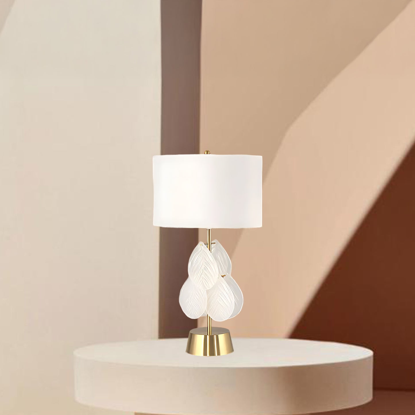 Melania Modern Crystal Table Lamp