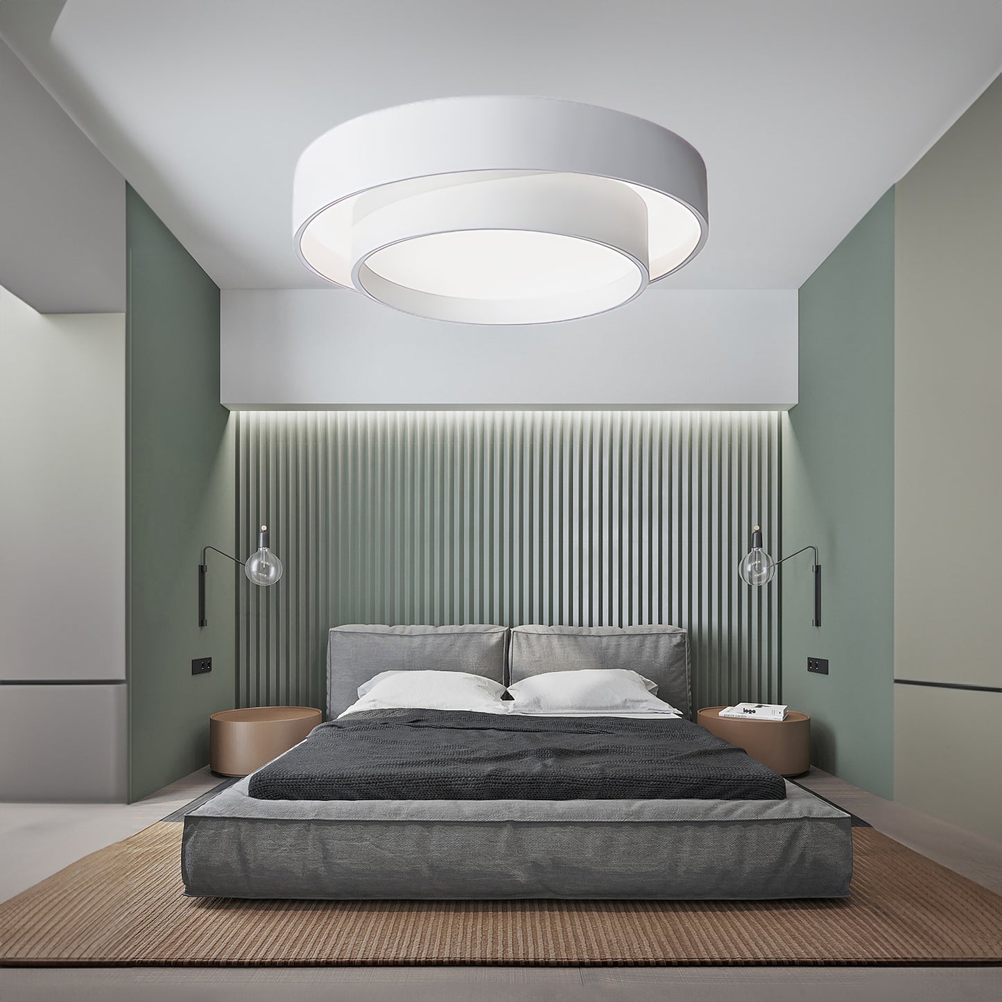 Melody Modern Metal Ceiling Lamp