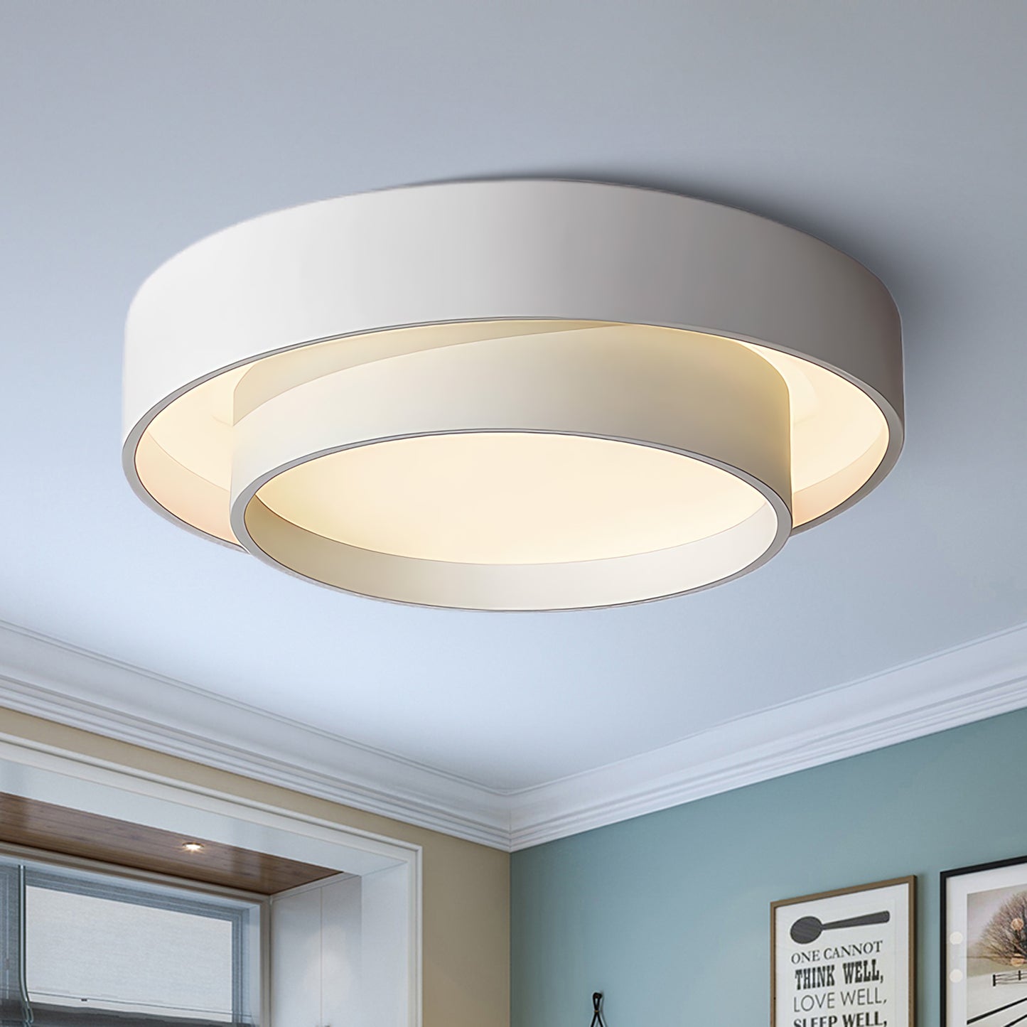 Melody Modern Metal Ceiling Lamp