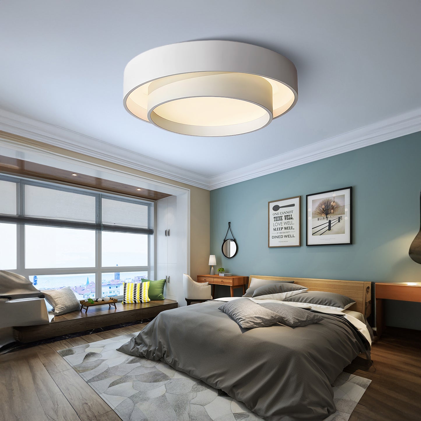 Melody Modern Metal Ceiling Lamp