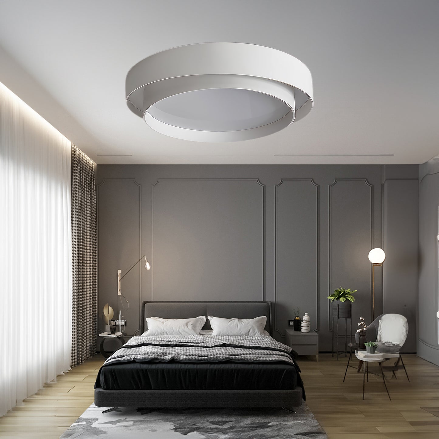 Melody Modern Metal Ceiling Lamp