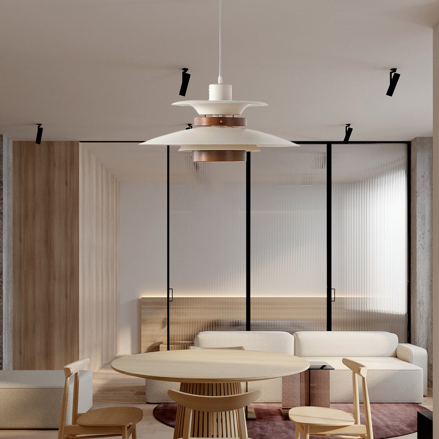 Mercero Scandinavian Metal Pendant Lamp