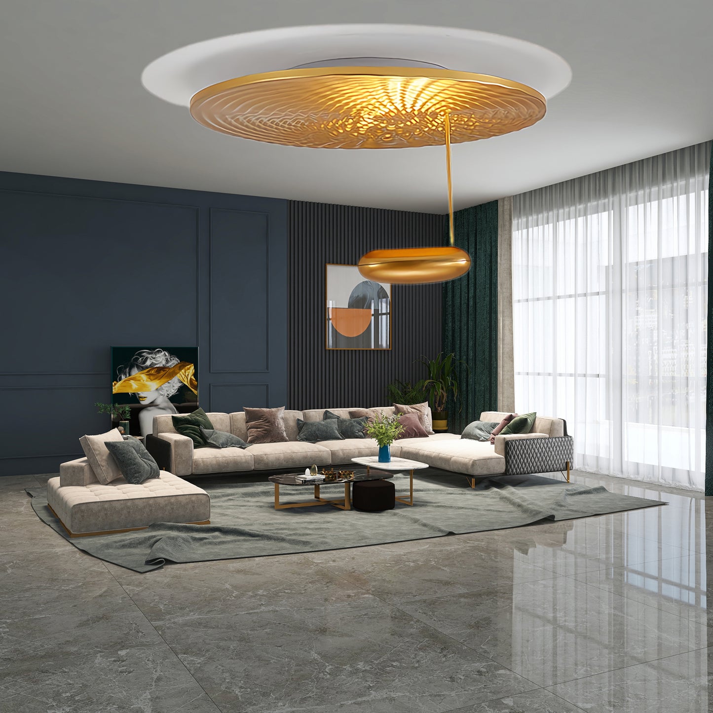 Mercury Ceiling Lamp