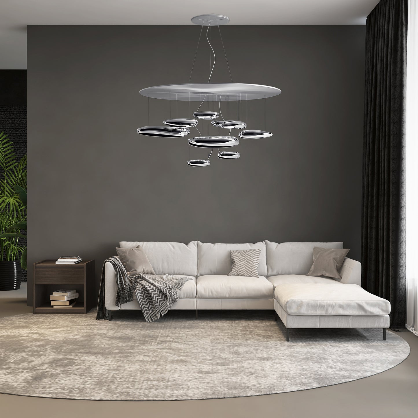 Mercury Modern Metal Chandelier