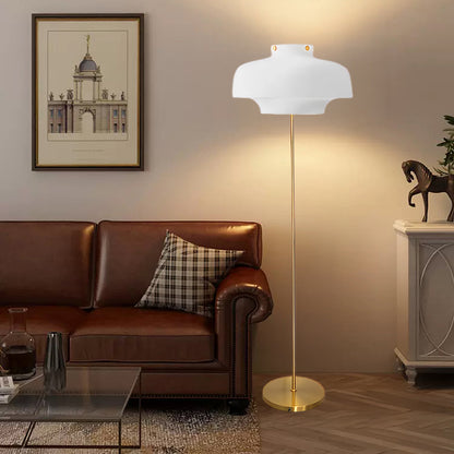 Meridian Eclectic Crystal Floor Lamp