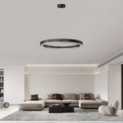 Merope Minimalist Crystal Chandelier