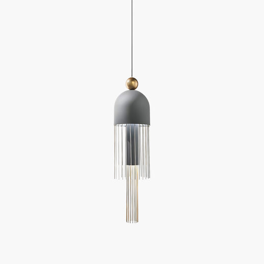 Metal Eclectic Crystal Pendant Light