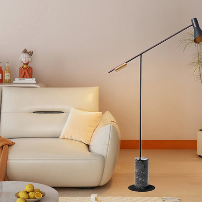 Metro Scandinavian Metal Floor Lamp