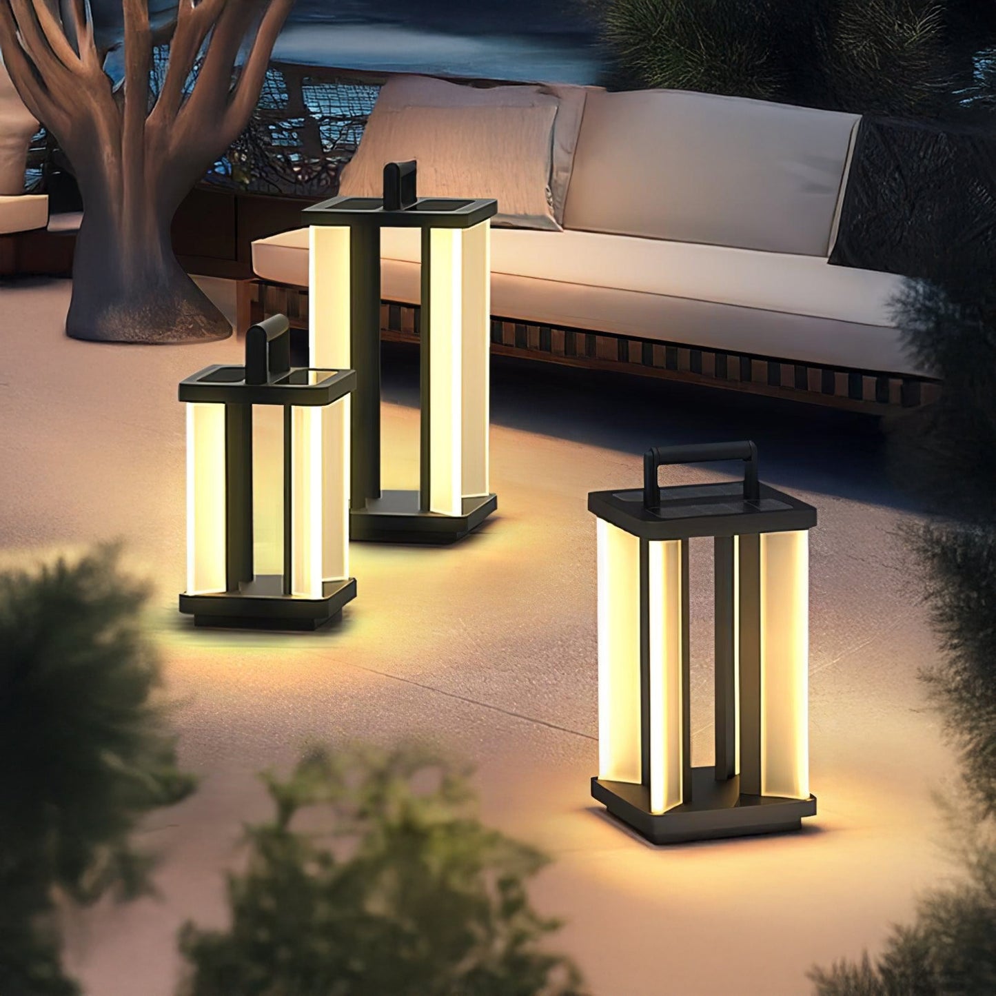 Metroluxe Minimalist Metal Outdoor Light