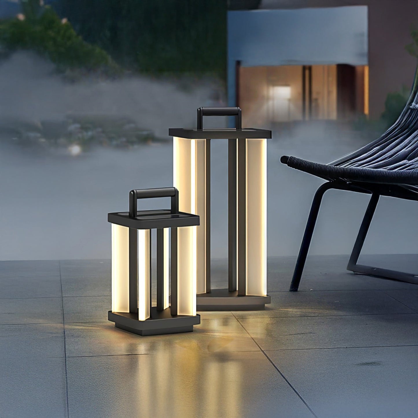 Metroluxe Minimalist Metal Outdoor Light