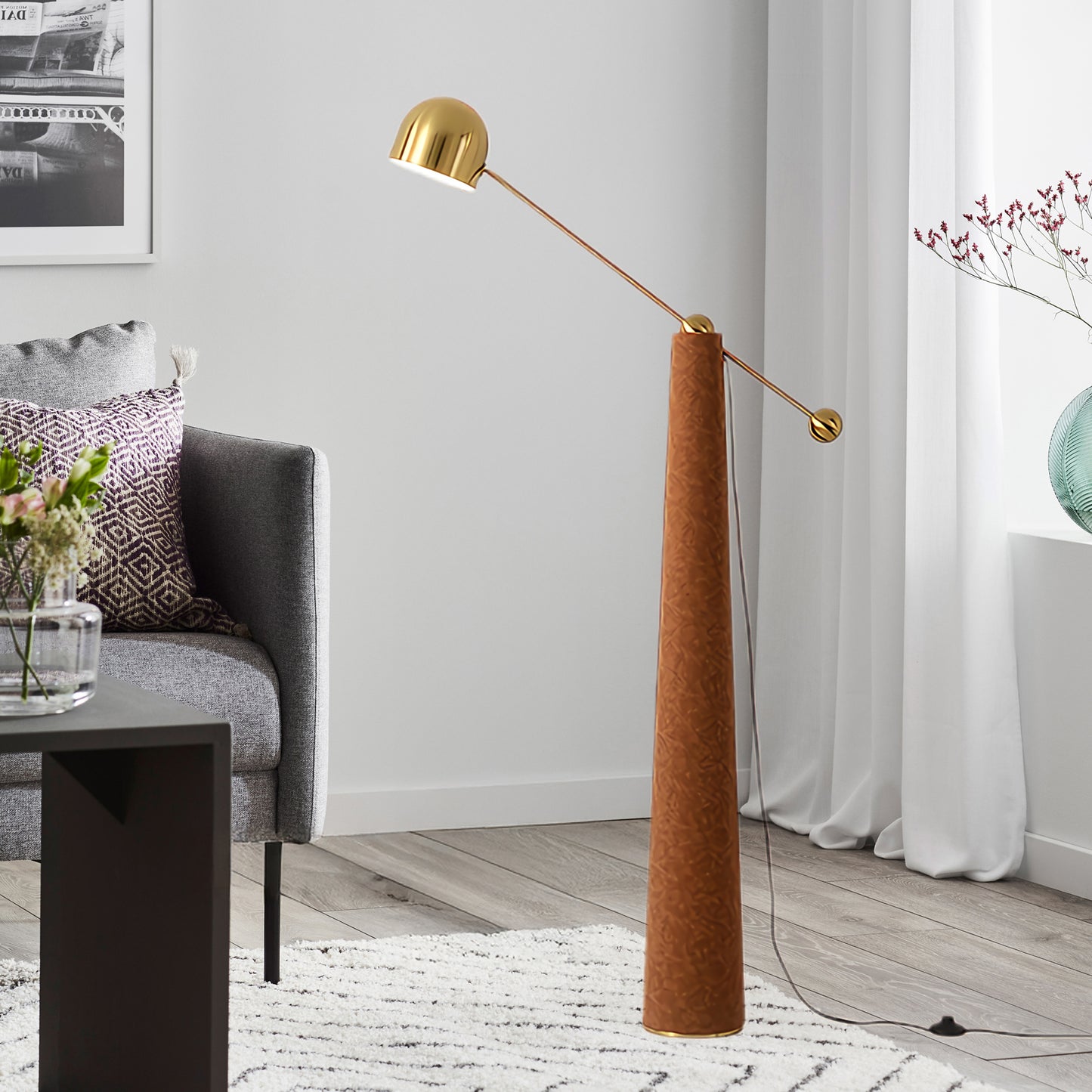 Metronome Eclectic Metal Floor Lamp