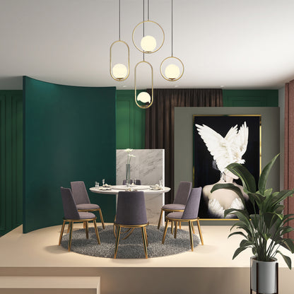 Mila Contemporary Crystal Pendant Lamp