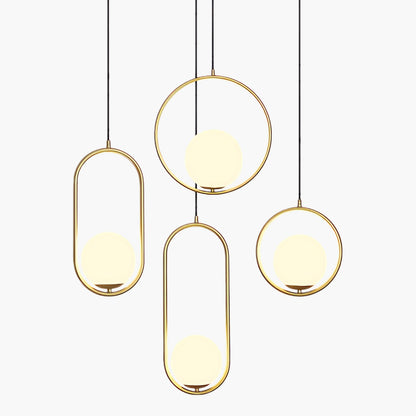 Mila Contemporary Crystal Pendant Lamp