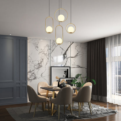 Mila Contemporary Crystal Pendant Lamp