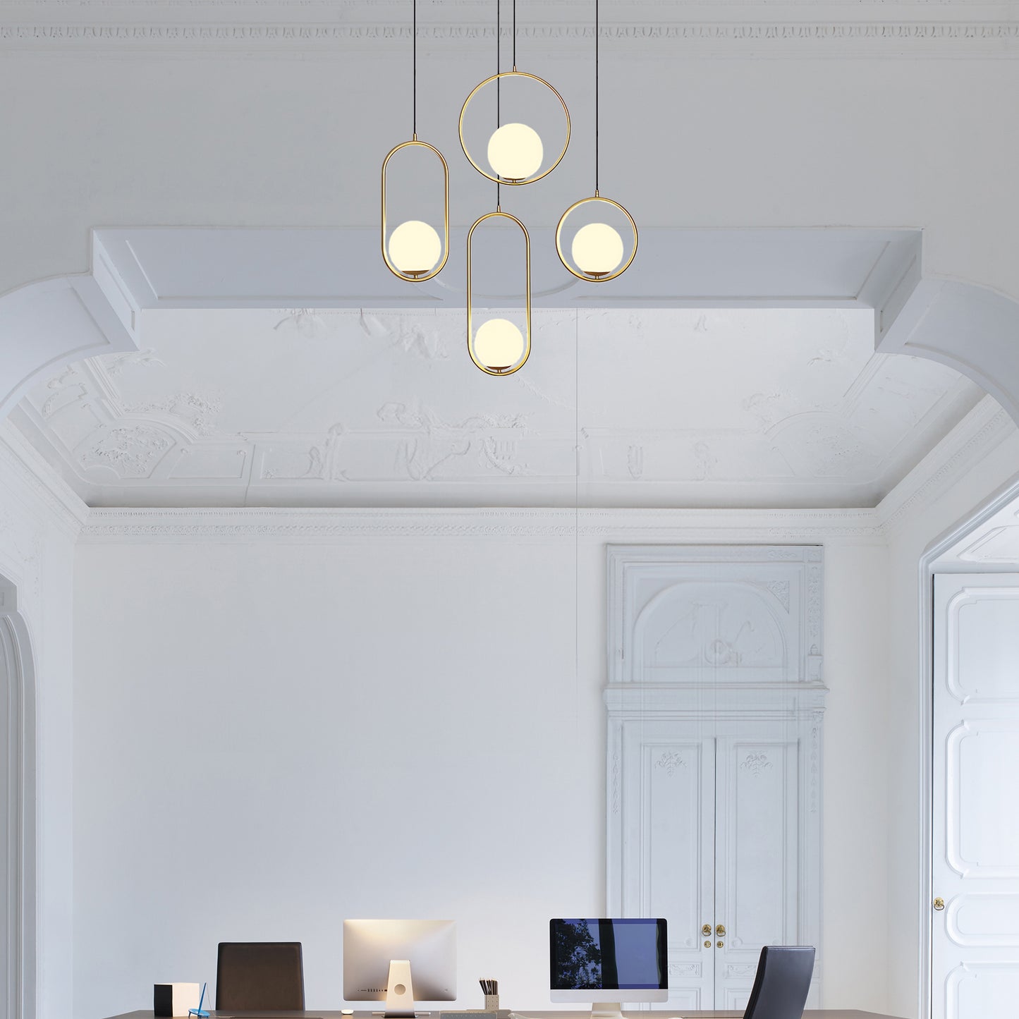 Mila Contemporary Crystal Pendant Lamp