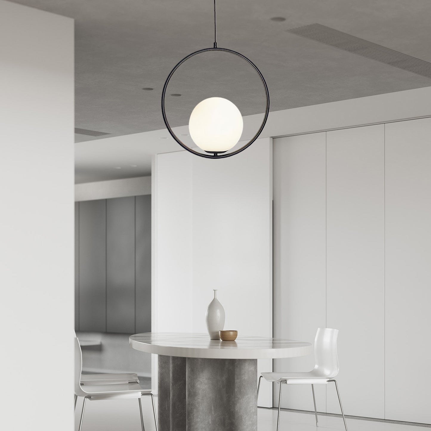 Mila Contemporary Crystal Pendant Lamp