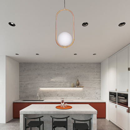 Mila Contemporary Crystal Pendant Lamp