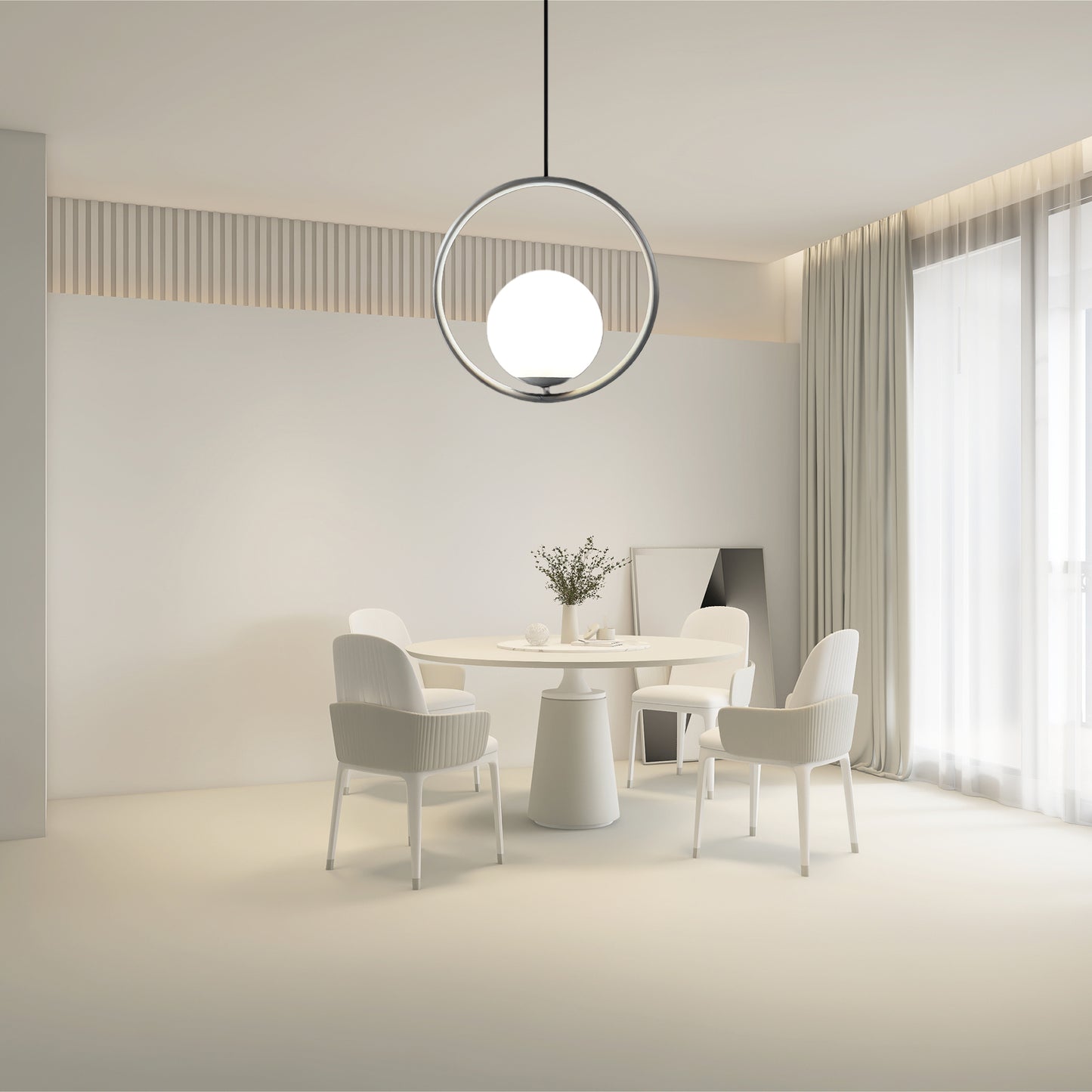 Mila Contemporary Crystal Pendant Lamp