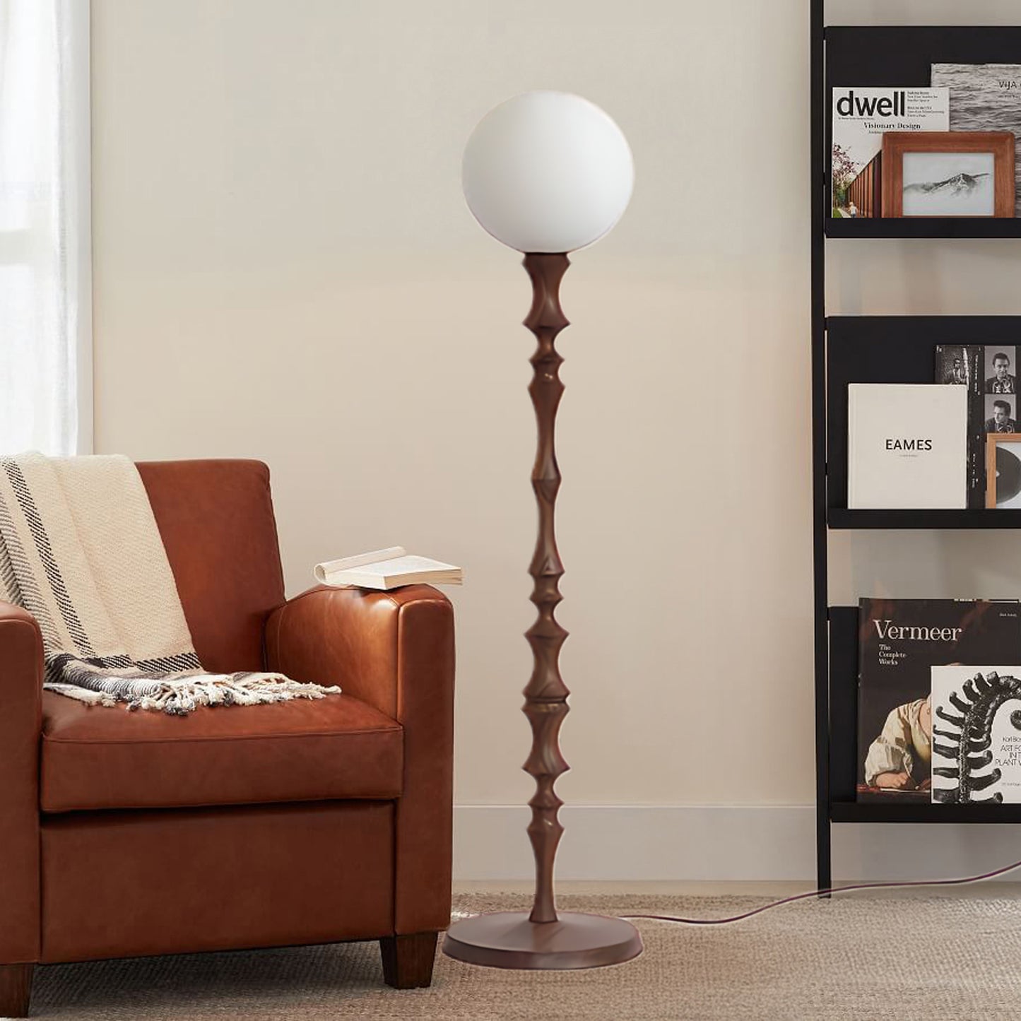 Milo Rustic Crystal Floor Lamp