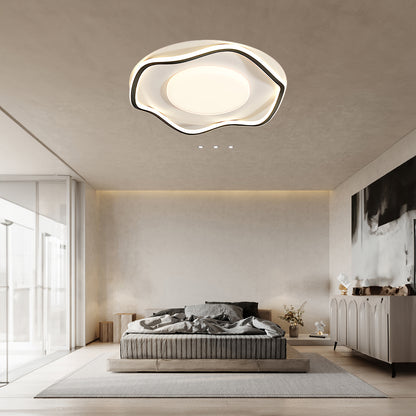 Minimalist Cloud Shape Modern Metal Ceiling Lamp