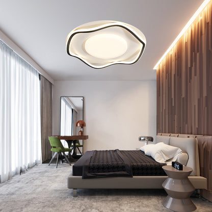 Minimalist Cloud Shape Modern Metal Ceiling Lamp