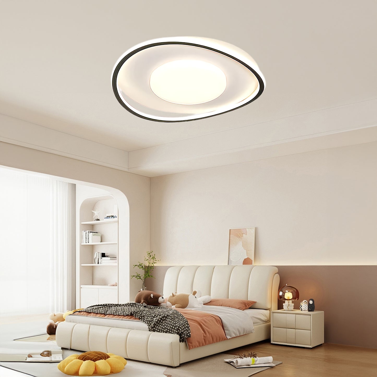 Geometry LED Minimalist Metal Ceiling Light