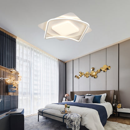 Geometry LED Minimalist Metal Ceiling Light