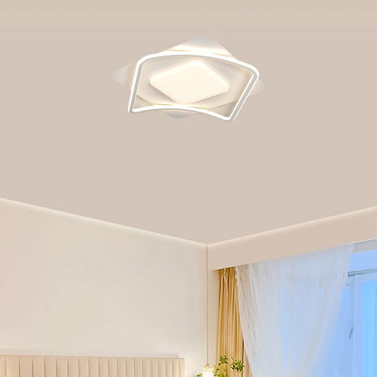 Geometry LED Minimalist Metal Ceiling Light