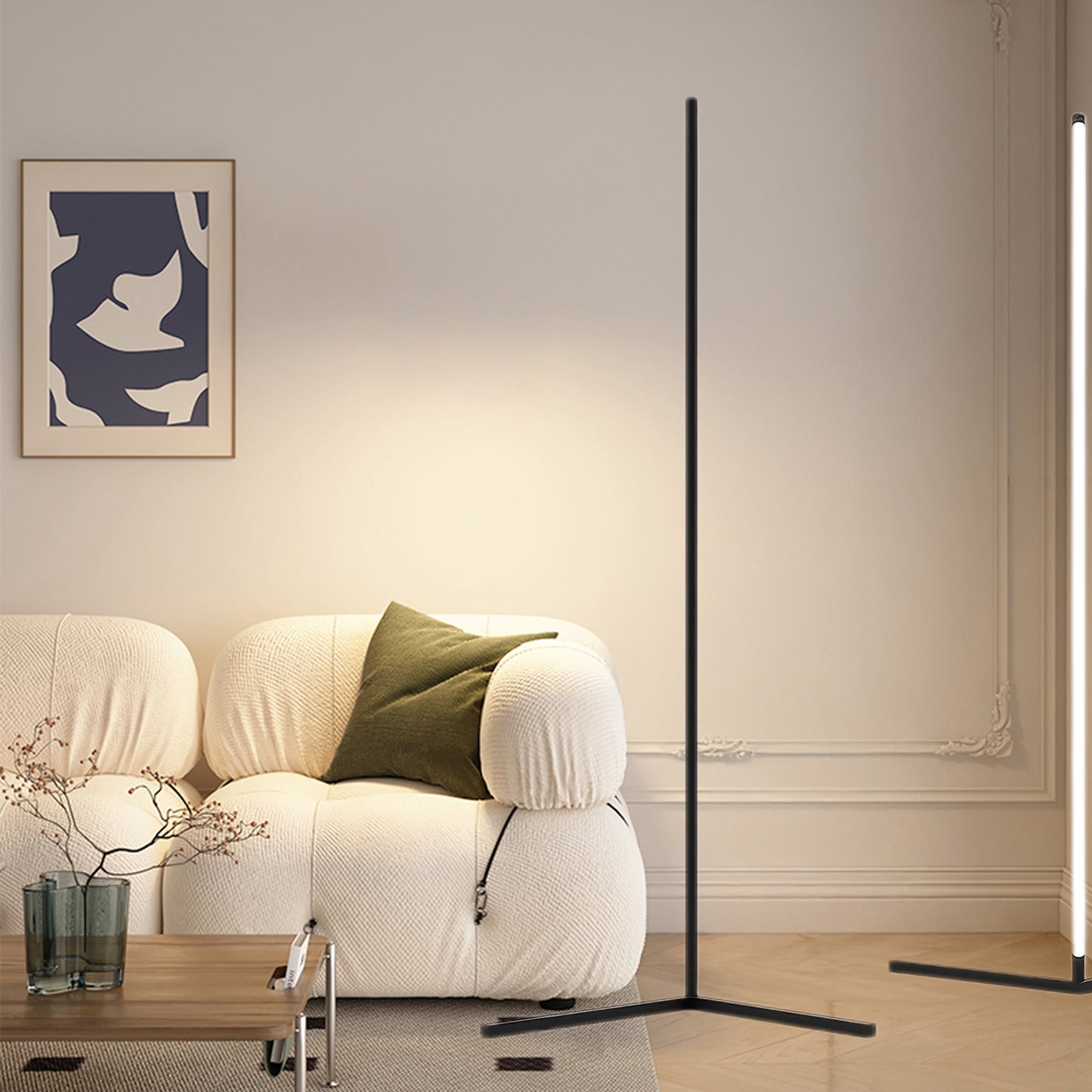 Minimalist Aluminum LED Floor Lamp