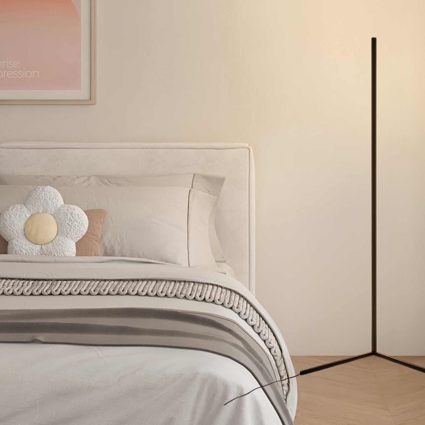 Minimalist Aluminum LED Floor Lamp