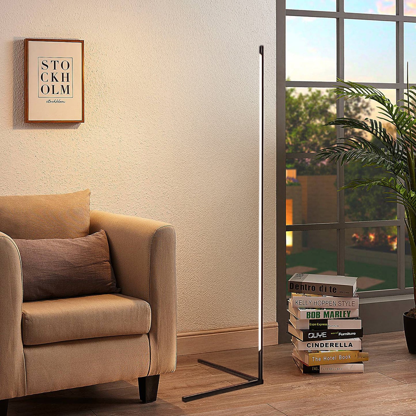 Minimalist Aluminum LED Floor Lamp